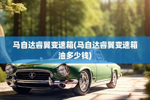 马自达睿翼变速箱(马自达睿翼变速箱油多少钱)