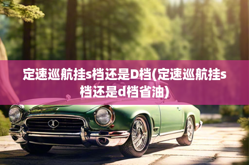 定速巡航挂s档还是D档(定速巡航挂s档还是d档省油)