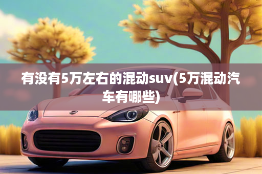 有没有5万左右的混动suv(5万混动汽车有哪些)