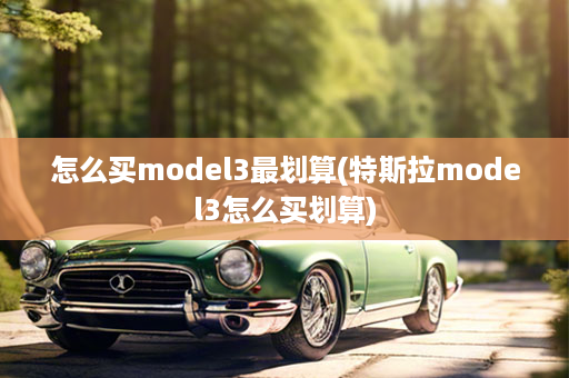 怎么买model3最划算(特斯拉model3怎么买划算)