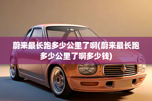 蔚来最长跑多少公里了啊(蔚来最长跑多少公里了啊多少钱)