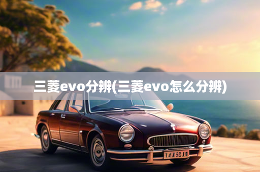 三菱evo分辨(三菱evo怎么分辨)