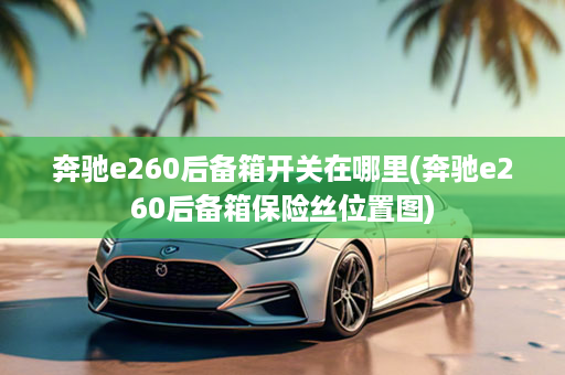 奔驰e260后备箱开关在哪里(奔驰e260后备箱保险丝位置图)