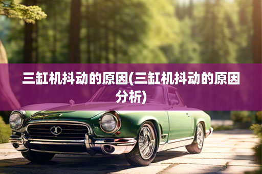 三缸机抖动的原因(三缸机抖动的原因分析)