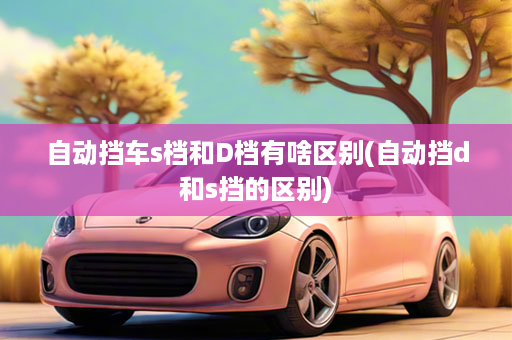 自动挡车s档和D档有啥区别(自动挡d和s挡的区别)