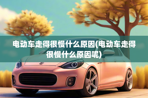 电动车走得很慢什么原因(电动车走得很慢什么原因呢)