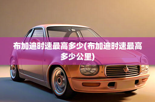 布加迪时速最高多少(布加迪时速最高多少公里)