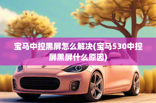 宝马中控黑屏怎么解决(宝马530中控屏黑屏什么原因)