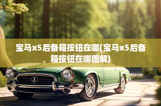 宝马x5后备箱按钮在哪(宝马x5后备箱按钮在哪图解)