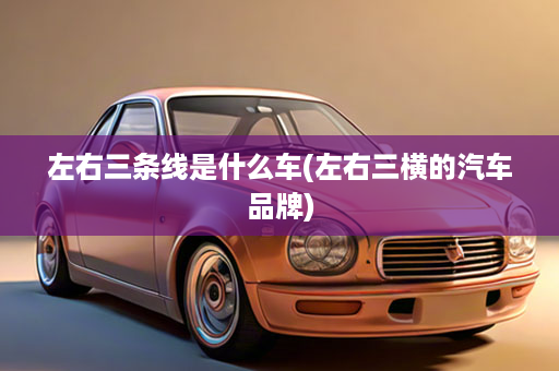左右三条线是什么车(左右三横的汽车品牌)