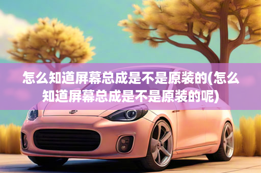 怎么知道屏幕总成是不是原装的(怎么知道屏幕总成是不是原装的呢)