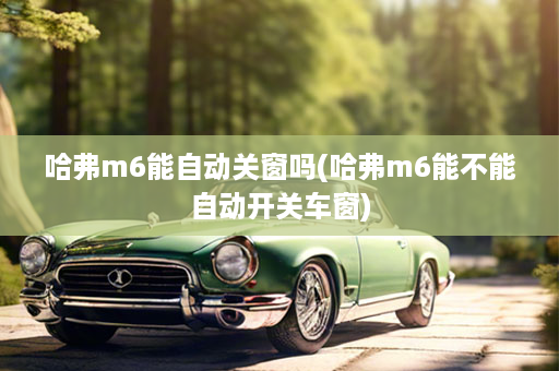 哈弗m6能自动关窗吗(哈弗m6能不能自动开关车窗)