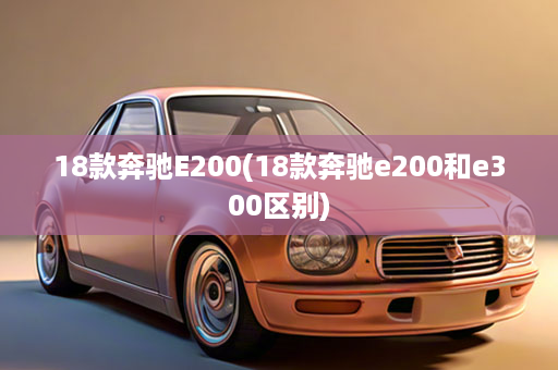 18款奔驰E200(18款奔驰e200和e300区别)