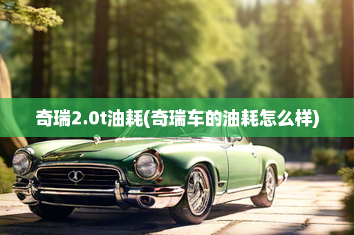 奇瑞2.0t油耗(奇瑞车的油耗怎么样)