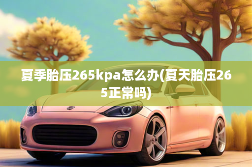 夏季胎压265kpa怎么办(夏天胎压265正常吗)