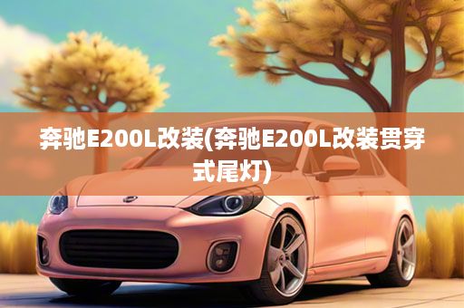 奔驰E200L改装(奔驰E200L改装贯穿式尾灯)