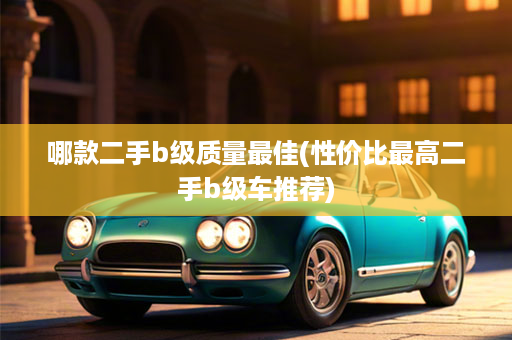 哪款二手b级质量最佳(性价比最高二手b级车推荐)
