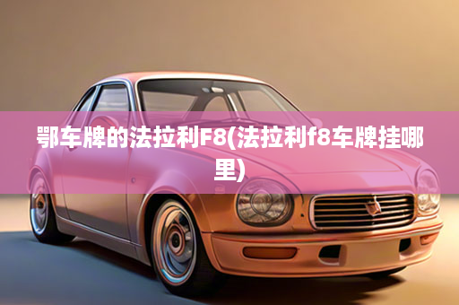 鄂车牌的法拉利F8(法拉利f8车牌挂哪里)