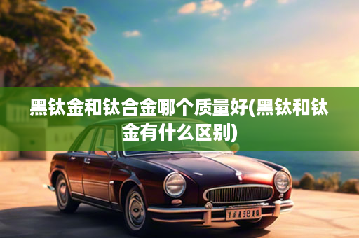 黑钛金和钛合金哪个质量好(黑钛和钛金有什么区别)