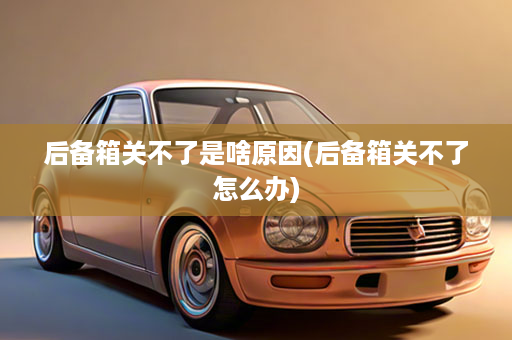 后备箱关不了是啥原因(后备箱关不了怎么办)