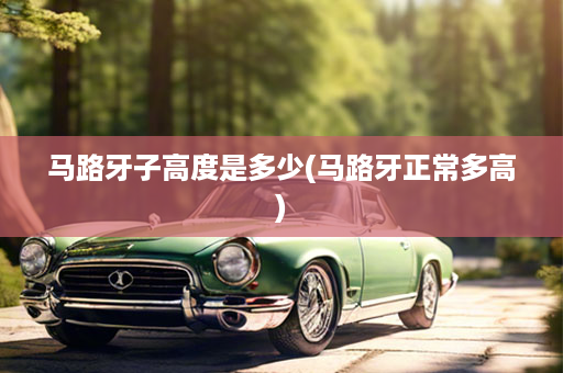 马路牙子高度是多少(马路牙正常多高)