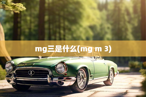 mg三是什么(mg m 3)