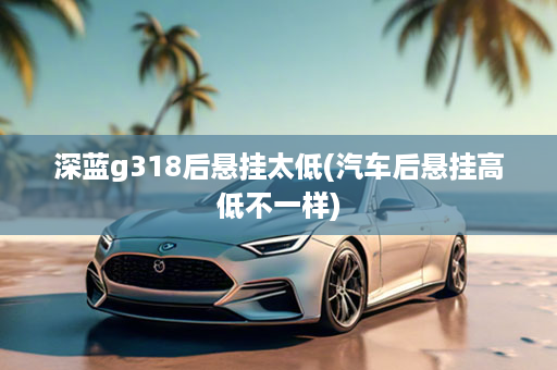 深蓝g318后悬挂太低(汽车后悬挂高低不一样)