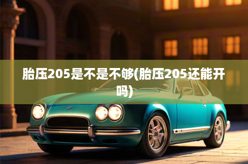 胎压205是不是不够(胎压205还能开吗)