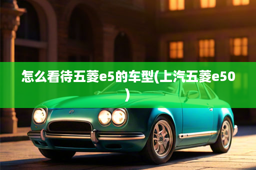 怎么看待五菱e5的车型(上汽五菱e50)