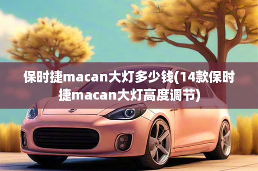 保时捷macan大灯多少钱(14款保时捷macan大灯高度调节)