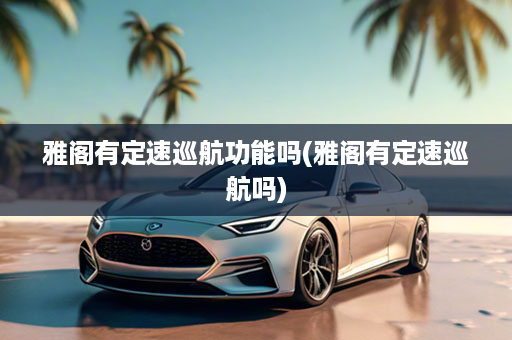 雅阁有定速巡航功能吗(雅阁有定速巡航吗)