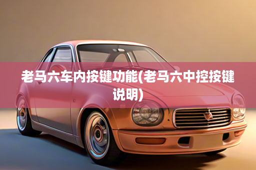 老马六车内按键功能(老马六中控按键说明)