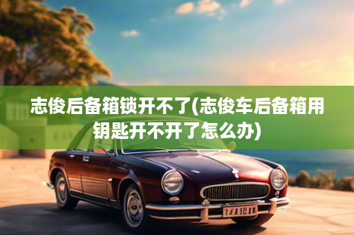 志俊后备箱锁开不了(志俊车后备箱用钥匙开不开了怎么办)