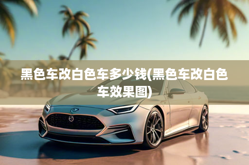 黑色车改白色车多少钱(黑色车改白色车效果图)