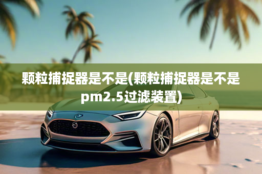 颗粒捕捉器是不是(颗粒捕捉器是不是pm2.5过滤装置)