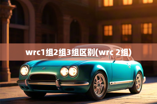 wrc1组2组3组区别(wrc 2组)