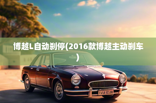 博越L自动刹停(2016款博越主动刹车)