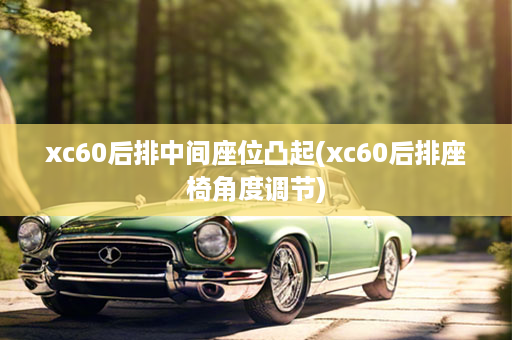 xc60后排中间座位凸起(xc60后排座椅角度调节)