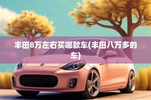 丰田8万左右买哪款车(丰田八万多的车)
