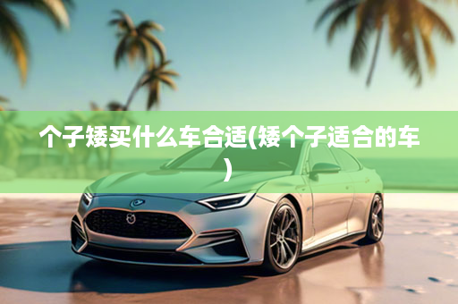 个子矮买什么车合适(矮个子适合的车)