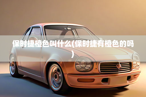 保时捷橙色叫什么(保时捷有橙色的吗)