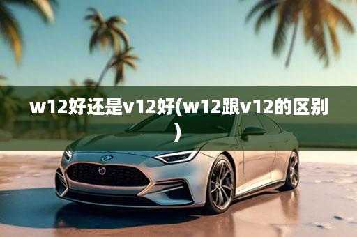 w12好还是v12好(w12跟v12的区别)