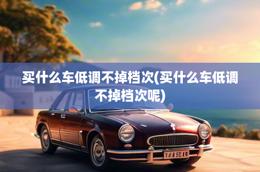 买什么车低调不掉档次(买什么车低调不掉档次呢)