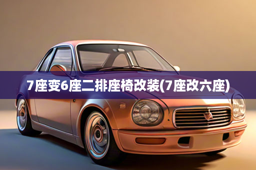 7座变6座二排座椅改装(7座改六座)