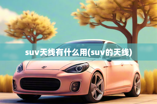 suv天线有什么用(suv的天线)