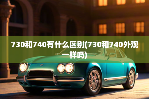 730和740有什么区别(730和740外观一样吗)