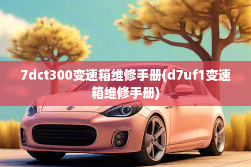 7dct300变速箱维修手册(d7uf1变速箱维修手册)