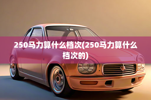250马力算什么档次(250马力算什么档次的)
