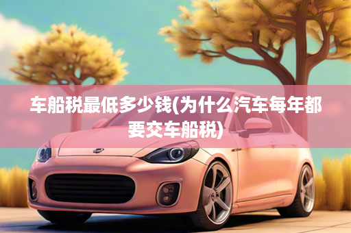 车船税最低多少钱(为什么汽车每年都要交车船税)