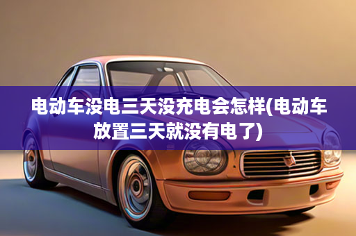 电动车没电三天没充电会怎样(电动车放置三天就没有电了)